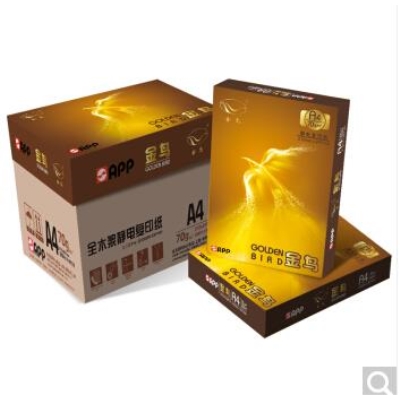 金鳥(niǎo)（APP）70g A4復(fù)印紙 500張/包 5包/箱（2500張） 