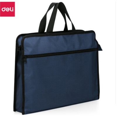 得力（deli）時(shí)尚辦公公文包商務(wù)男女職業(yè)文件袋事務(wù)包手提資料袋電腦包 得力（deli）公文包63753藍(lán)色