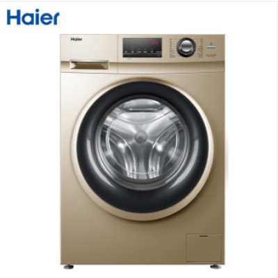 海爾（Haier）滾筒洗衣機(jī)全自動(dòng)10公斤家用大容量巴氏除菌可自主調(diào)節(jié)時(shí)間G100108B12G